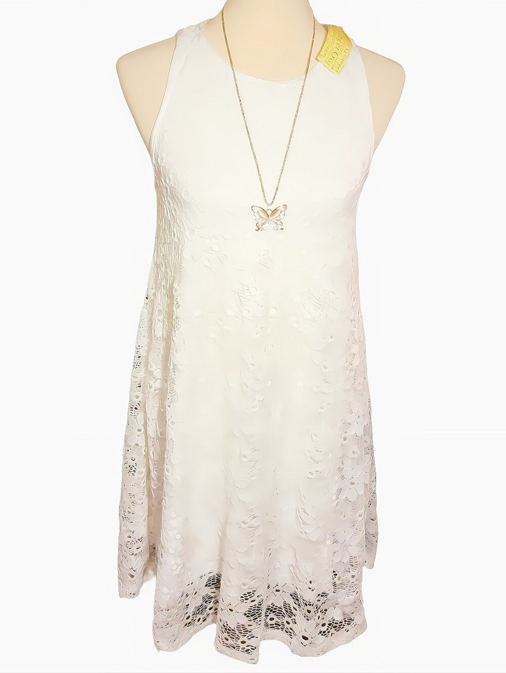 New With Tags (NWT) Ginger G Women's Sleeveless Lace Dress – Size Large Boho